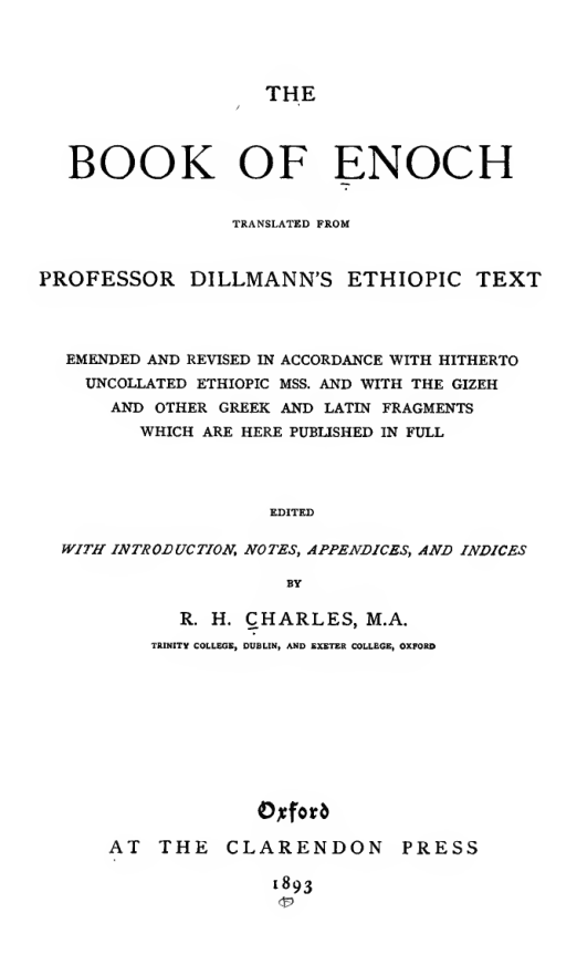The Book of Enoch by August Dillman cover