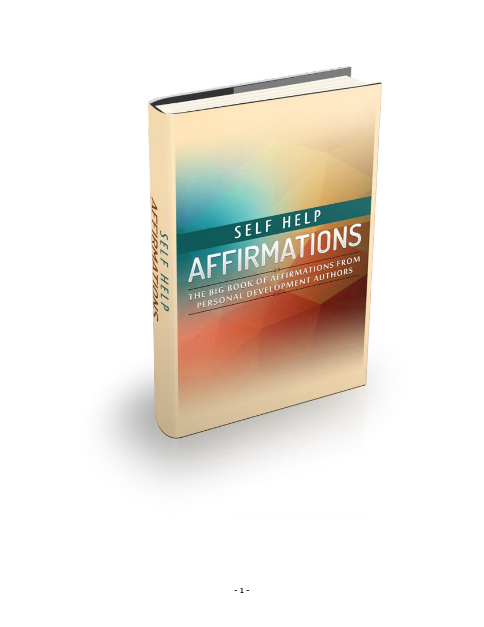 Self Help Affirmations cover