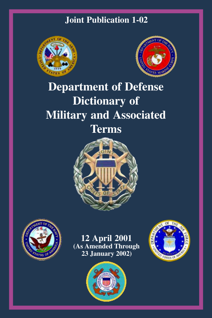 ARMY Dictionary of Military Terms 2002 616 pages cover