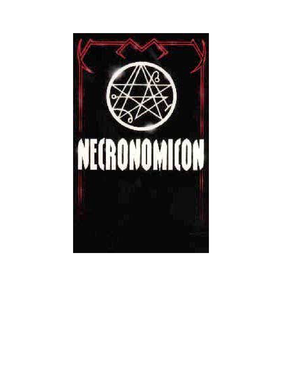 H.P.Lovecraft Necronomicon cover