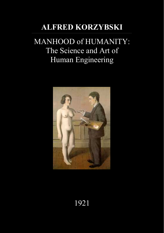 Alfred Korzybski - Manhood of Humanity cover