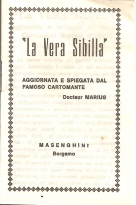 Card Booklet (Italian) cover