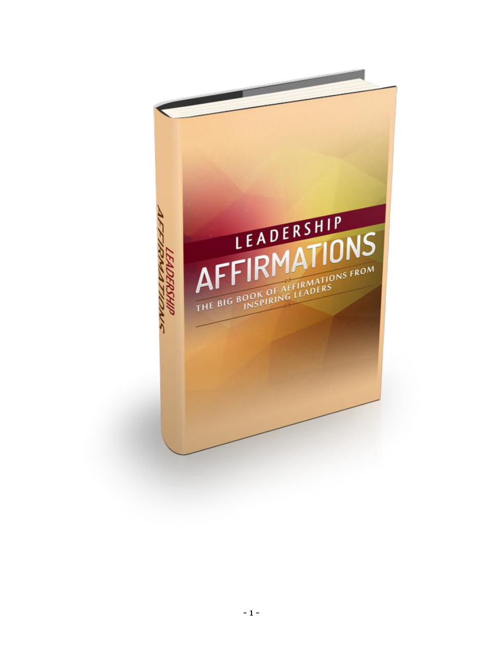 Leadership Affirmations cover