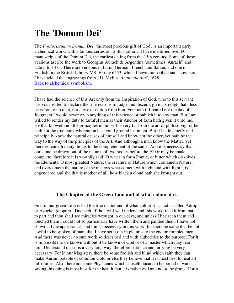 The Donum Dei cover