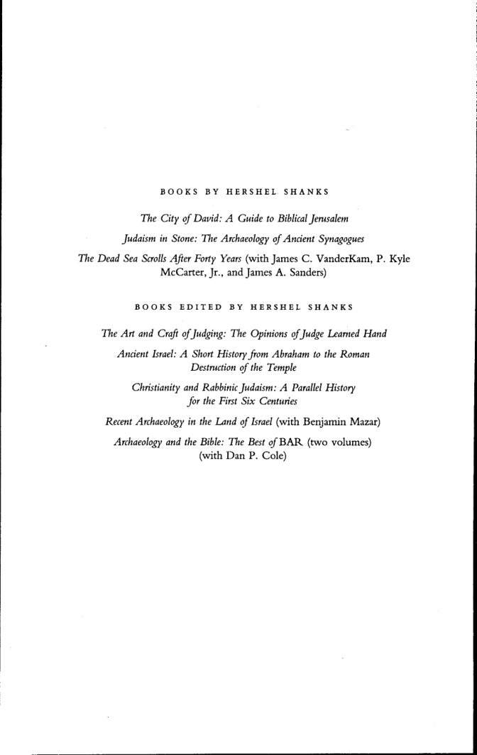 Hershel Shanks - Understanding the Dead Sea Scrolls cover