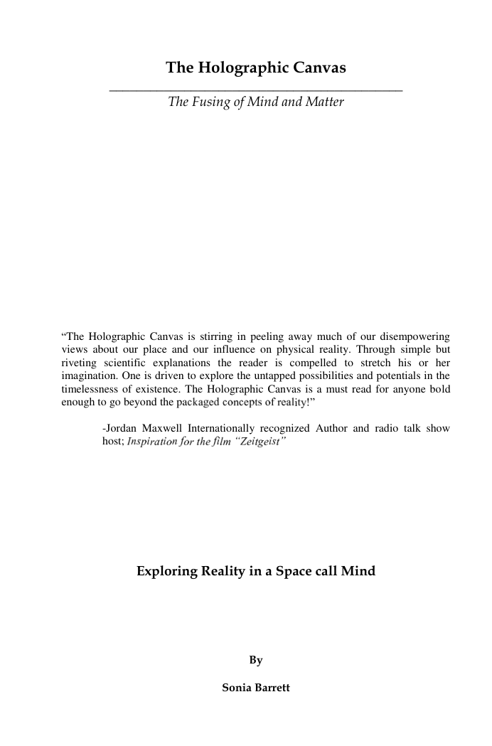 17714099-The-Holographic-Canvas cover