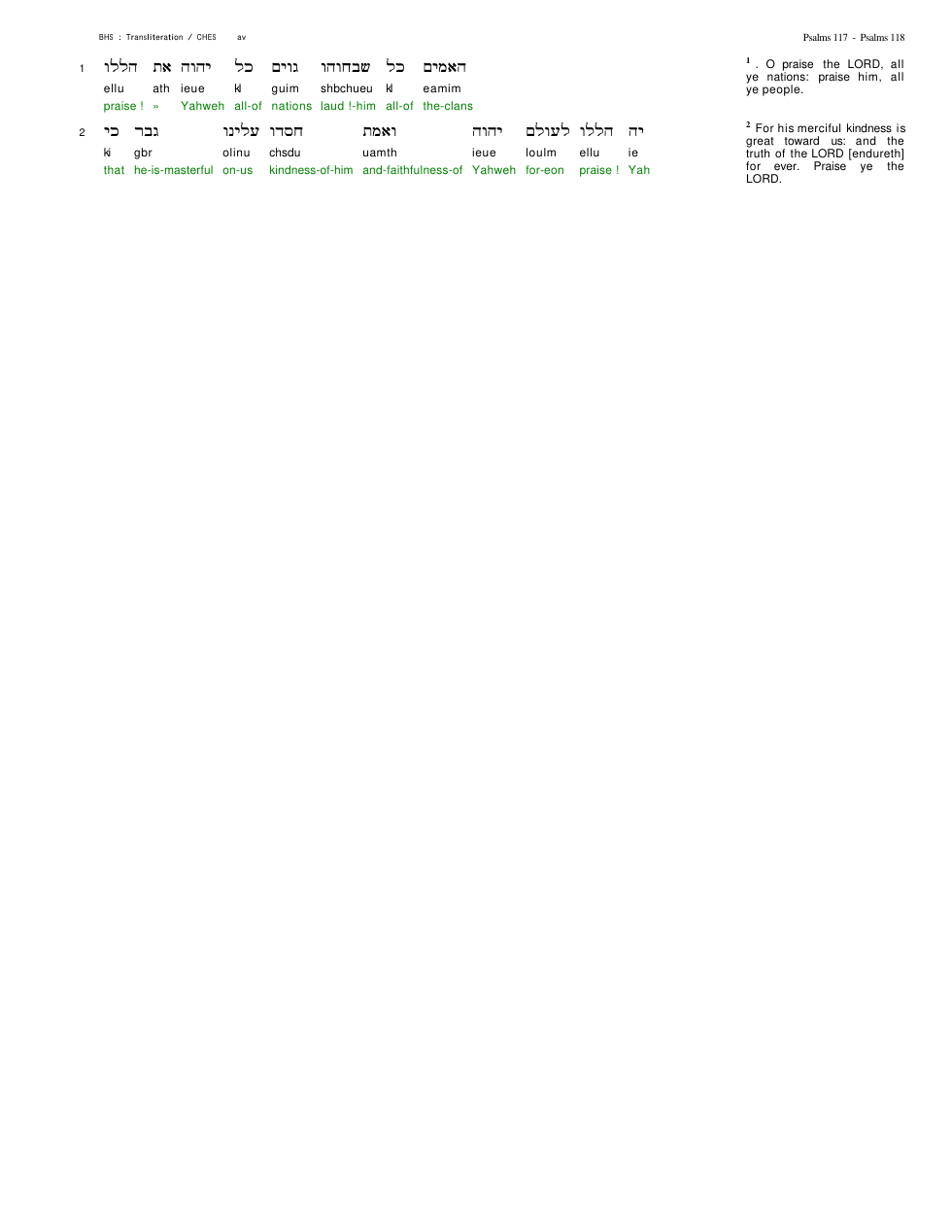 19117-The Book Of Psalms Chapter-117 cover