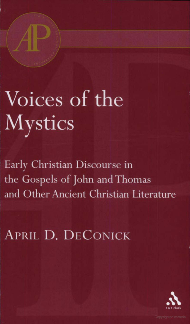 April D. Deconick-Voices of the Mystics cover