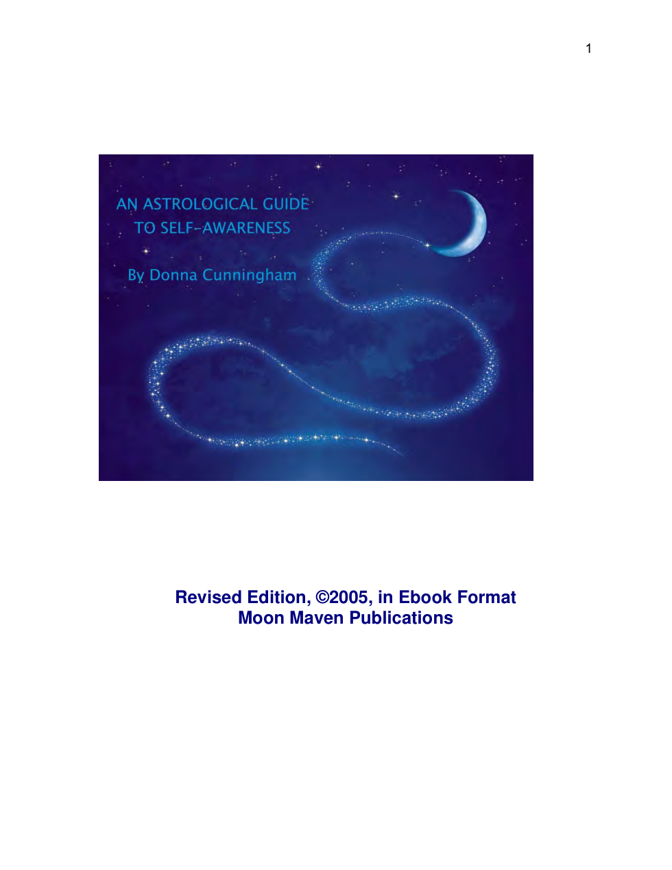 [Astrology] Donna Cunningham - An Astrological Guide To Self-Awareness cover