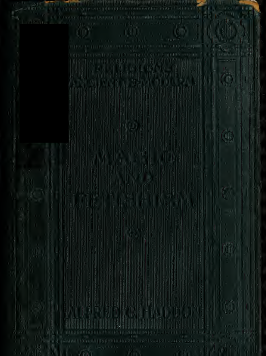 Magic & Fetishism - A C Haddon cover