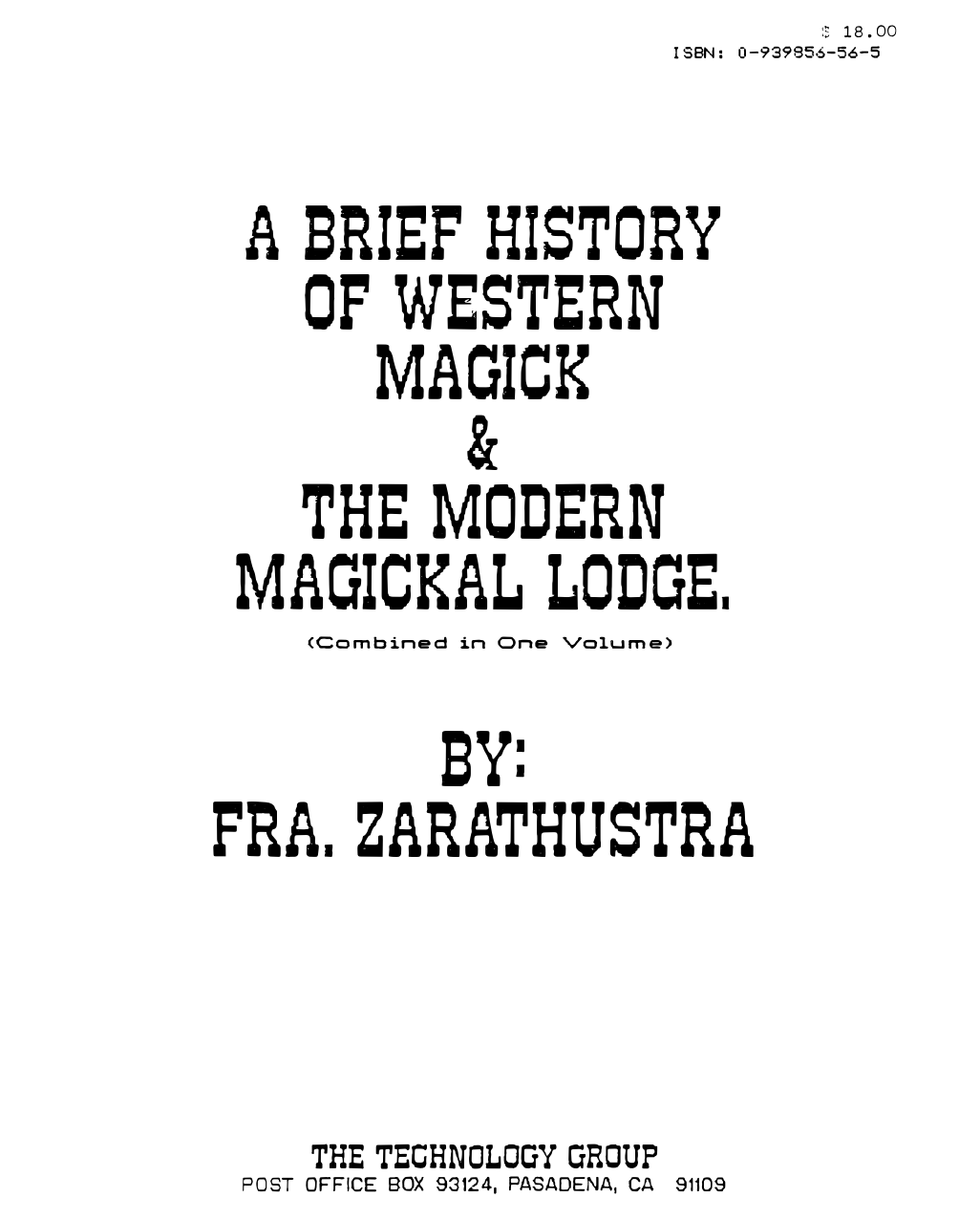 White - History of Western Magick and The Magickal Lodge cover