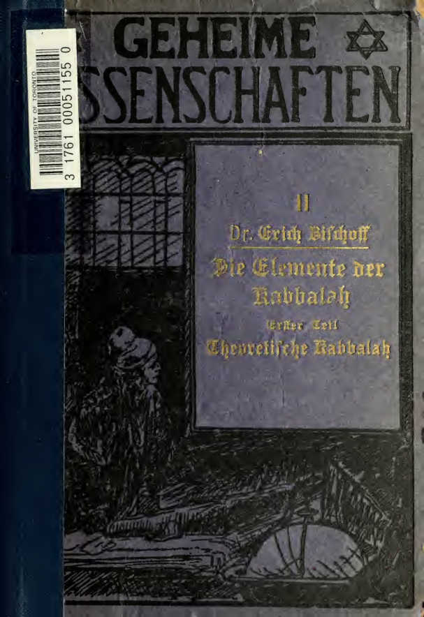 Die Elemente der Kabbalah(1913) cover
