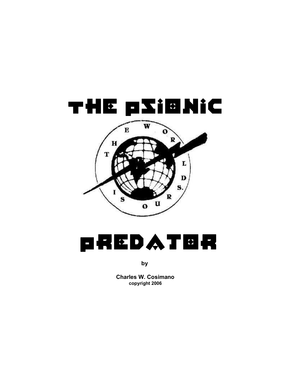 The Psionic Predator cover