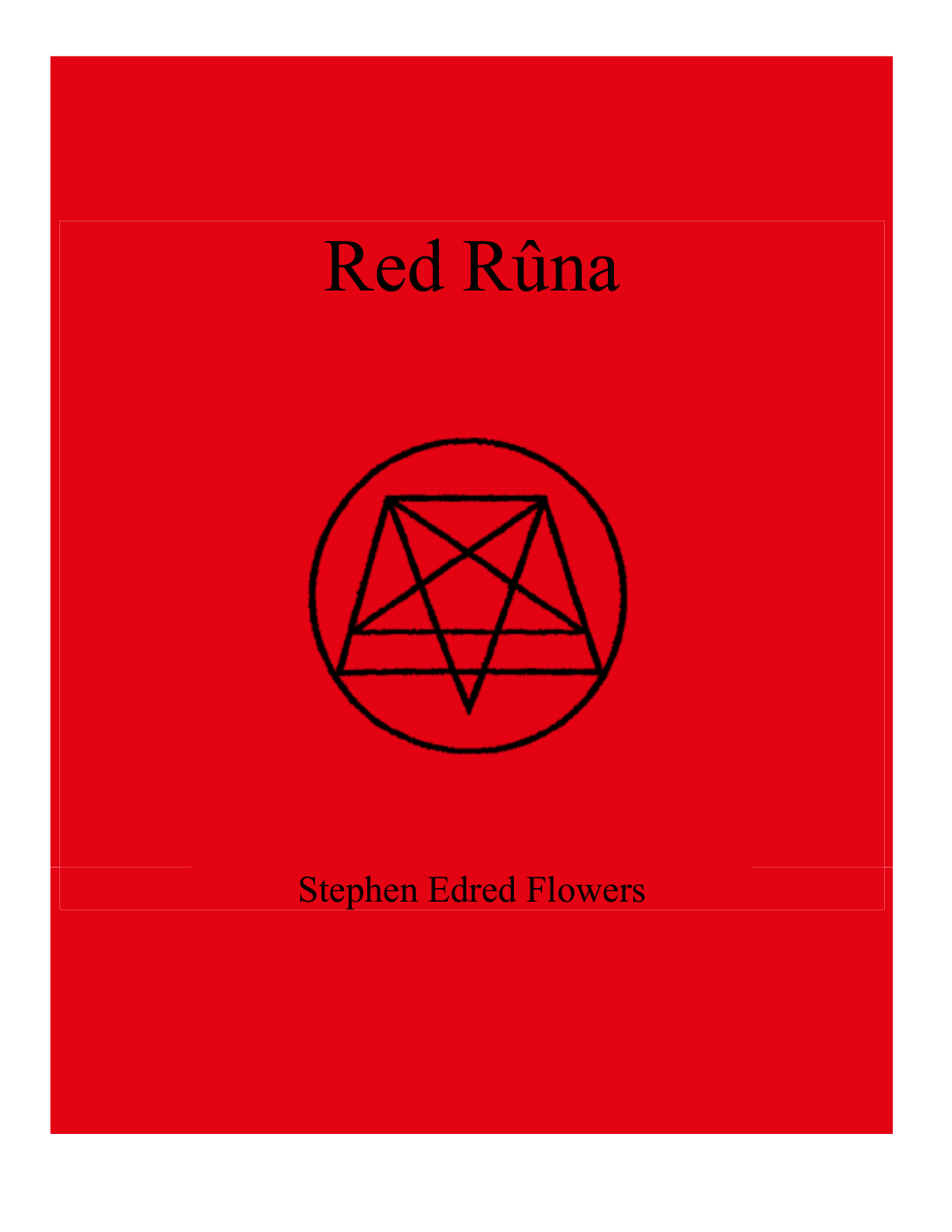 Stephen Edred Flowers - Red Runa cover