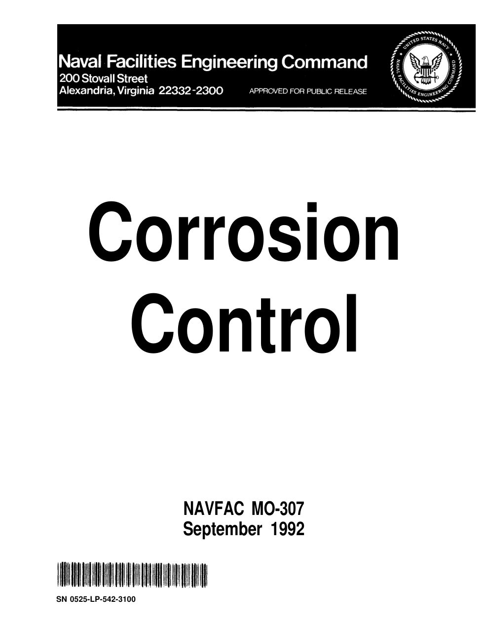NAVY Corrosion Control 1992 306 pages cover