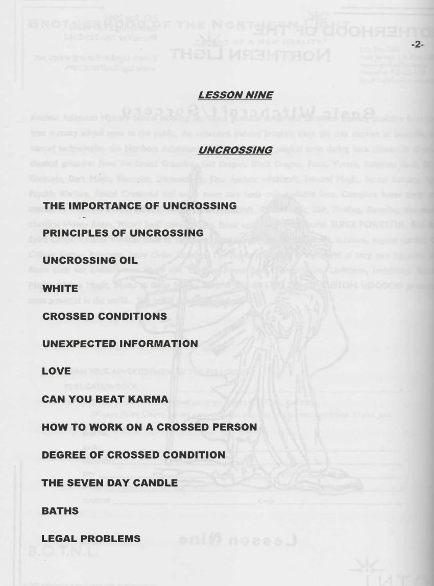 IGOS Sorcery Course Lesson IX cover