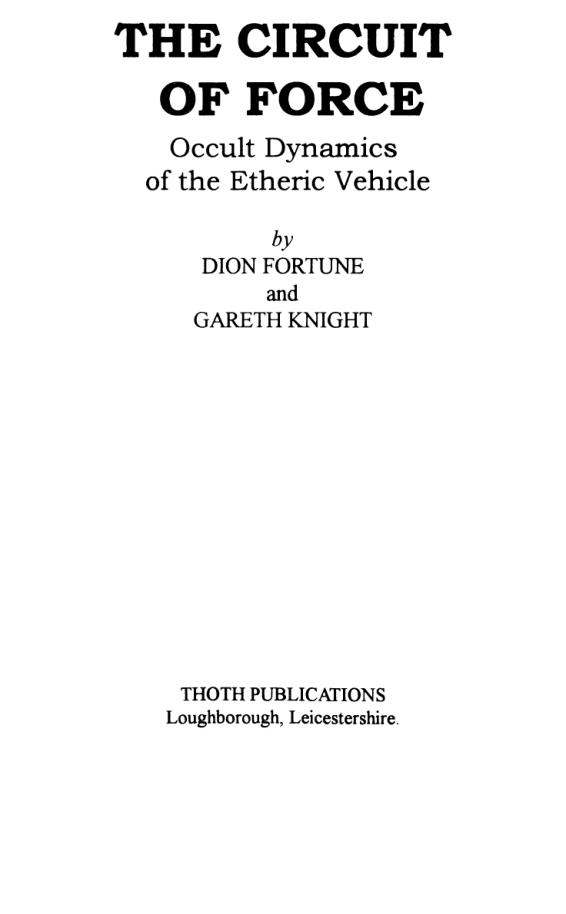 The Circuit of Force cover