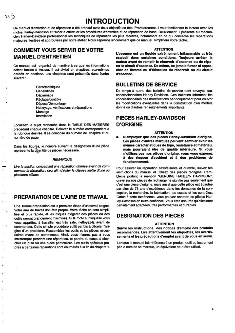 1993-1994 Harley Davidson Sportster XLH 883 XLH 1200 1993-1994 Service And Repair Manual Part1 cover