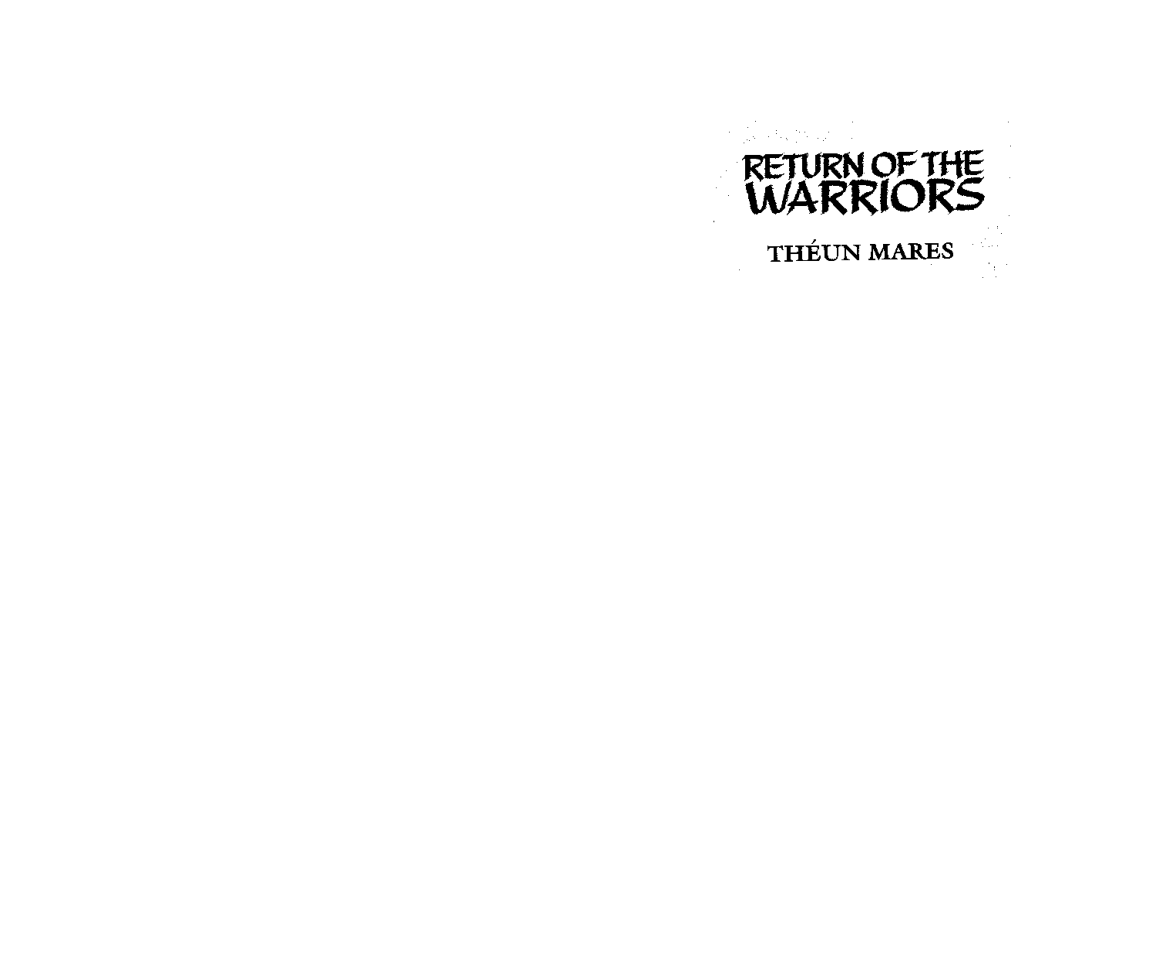 Toltec Teachings vol 1 - Return of the Warriors cover