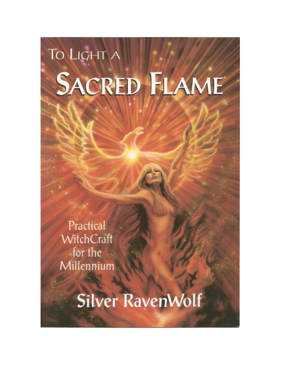 to light a sacred flame by silver ravenwolf cover