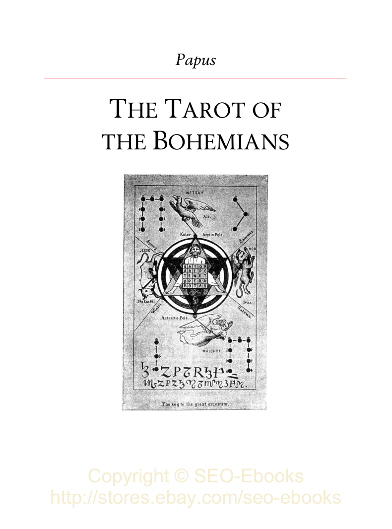 The Tarot of the Bohemians - Papus cover