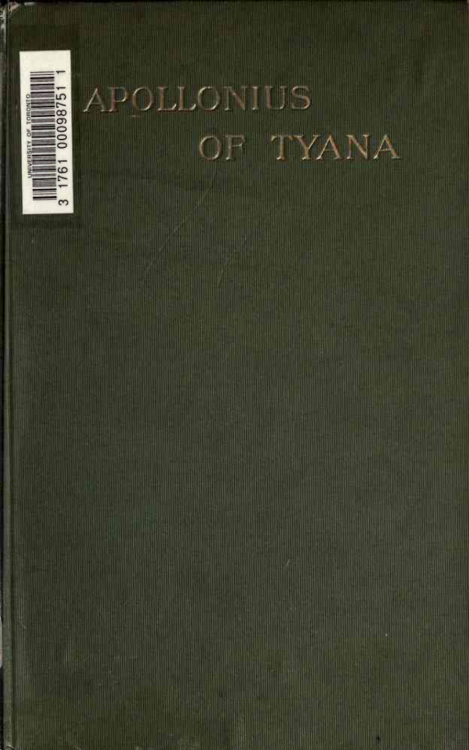 G.R.S. Mead - Apollonius Of Tyana cover