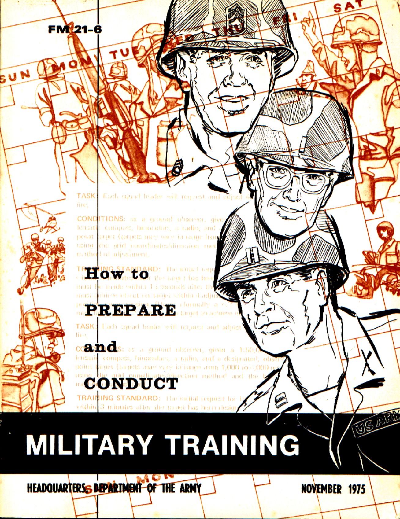 ARMY Vietnam-How to Conduct Mil Training 1975 180pgs cover