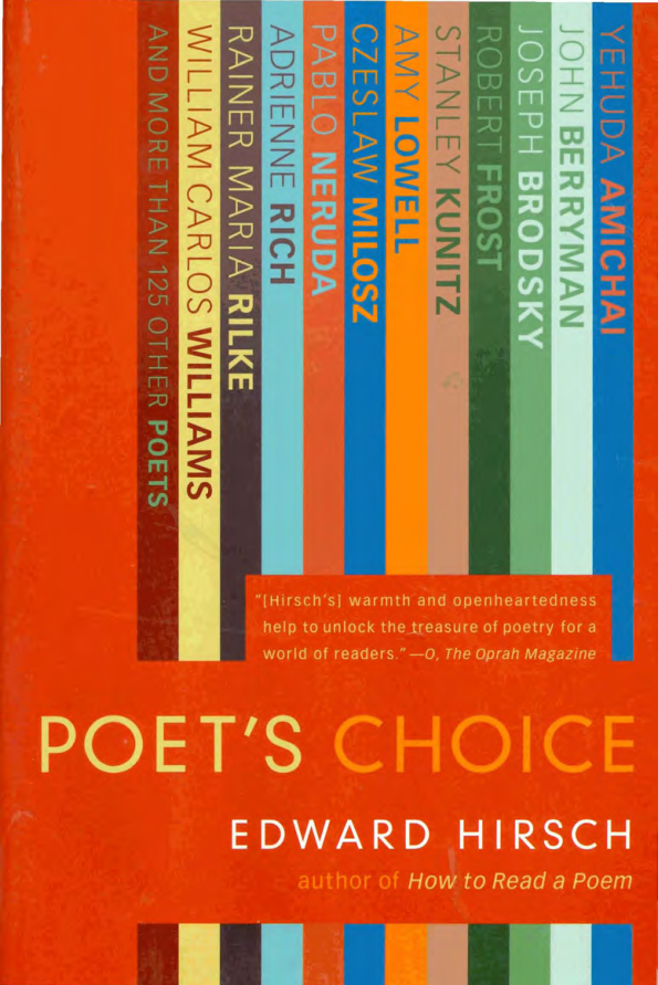 Poet's Choice cover