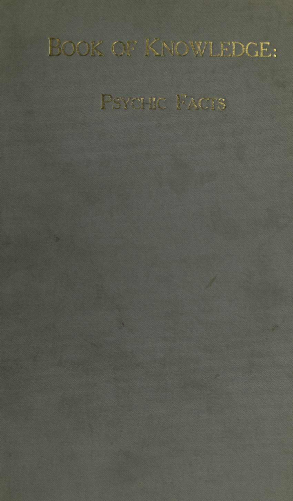 Psychic Facts - N Beighle cover