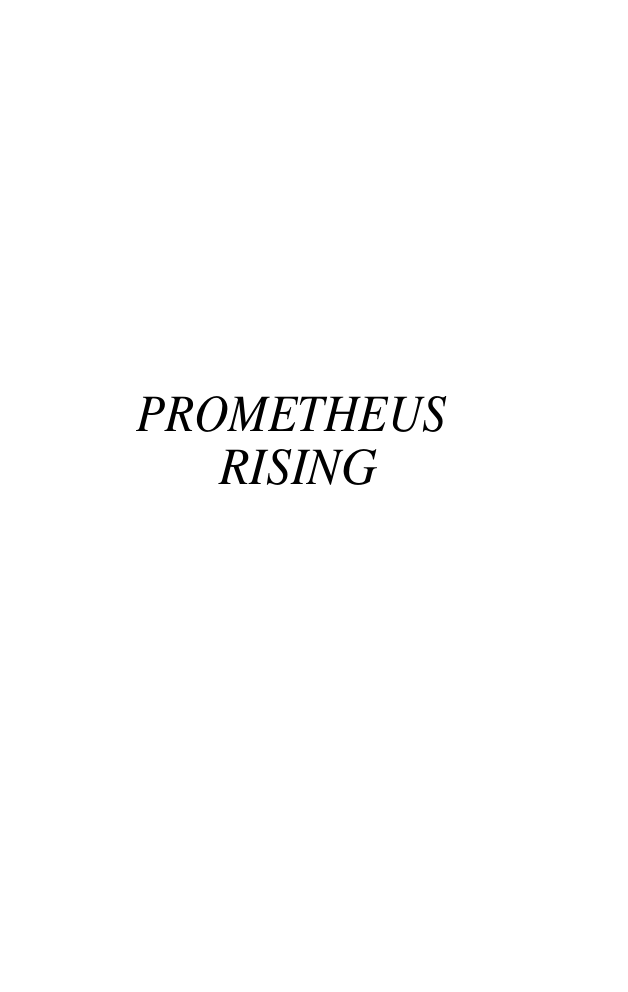 Robert Anton Wilson - Prometheus Rising cover