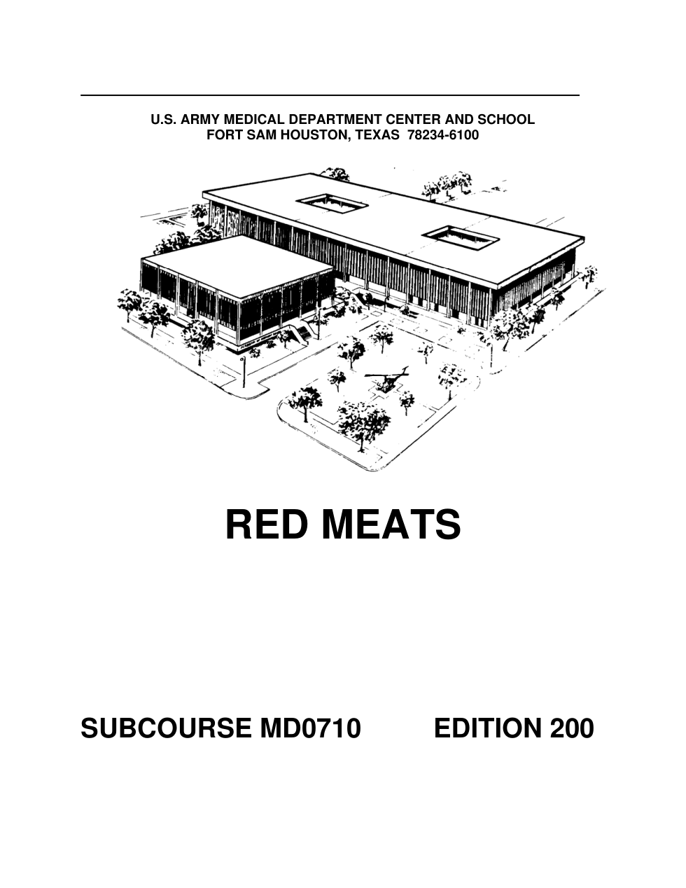 ARMY Red Meats MD0710 Ed.200 183 pages cover