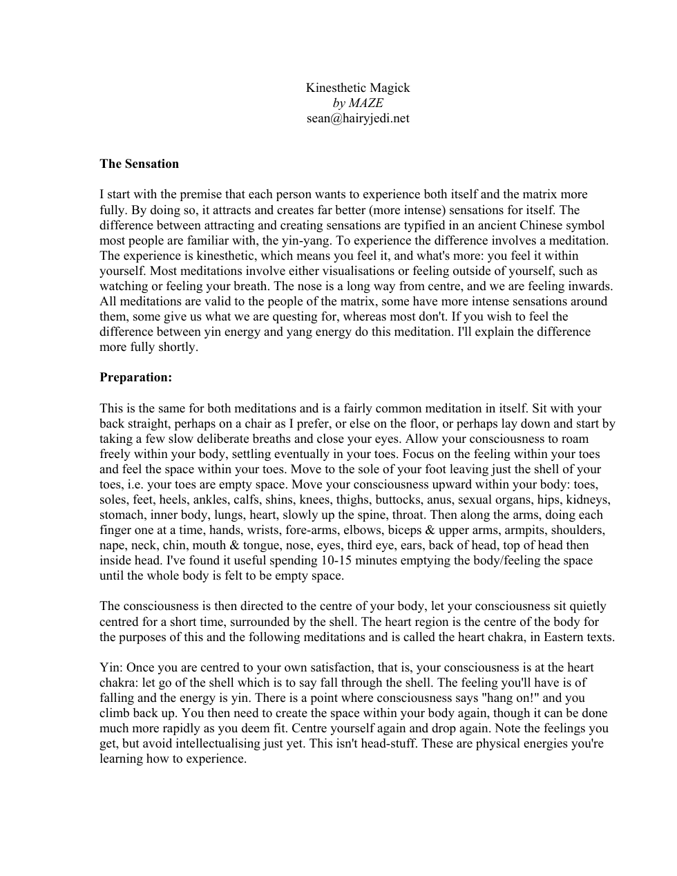 MAZE - Kinesthetic Magick cover