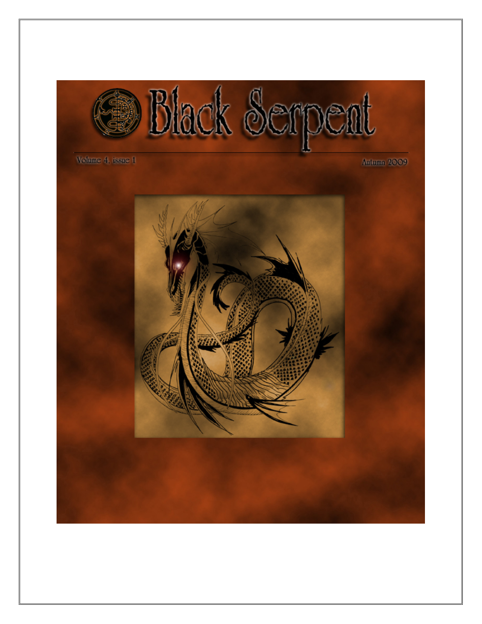 Black Serpent - Autumn 2009 cover