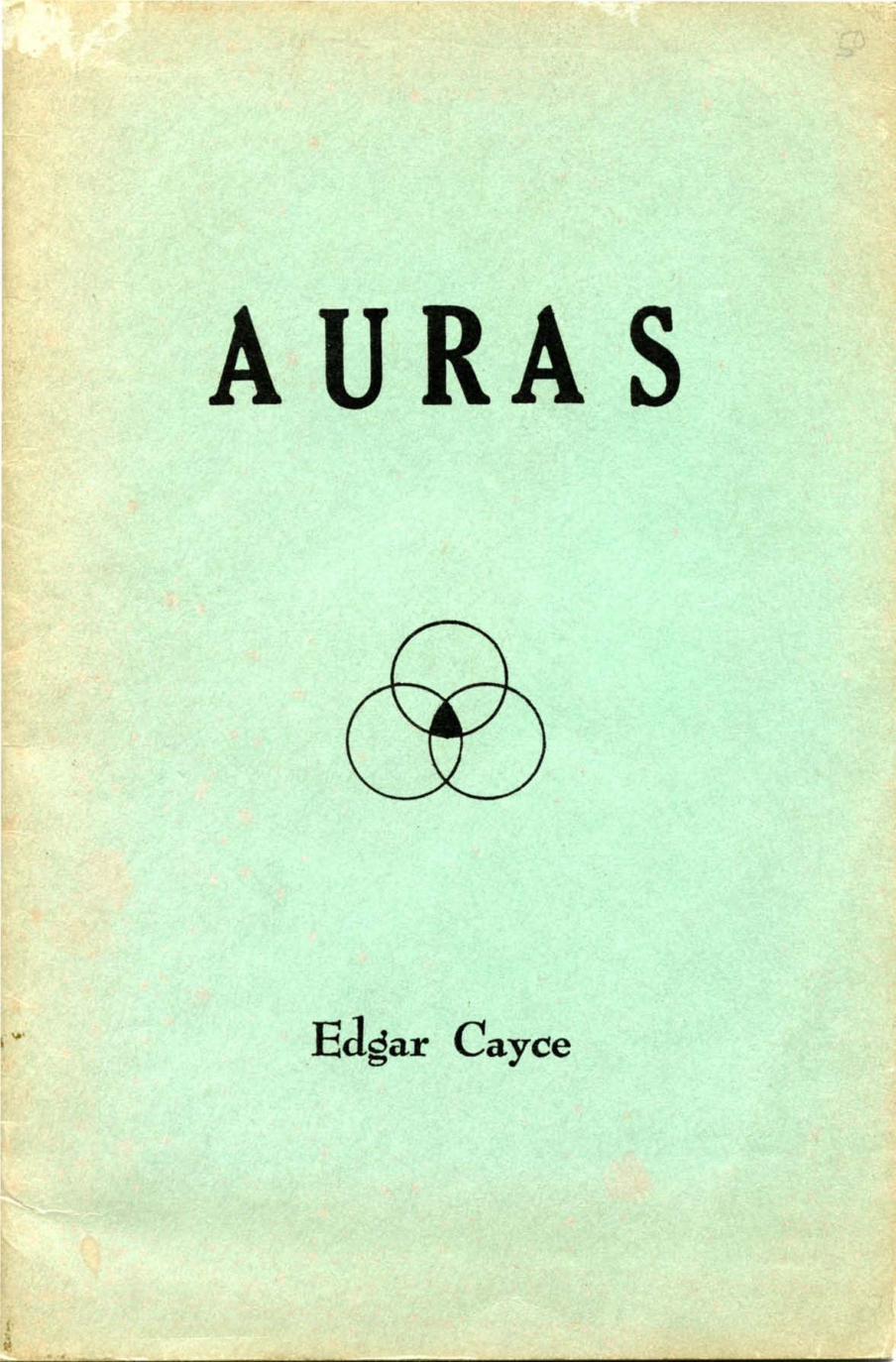 Edgar Cayce - Auras- An Essay on the Meaning of Colors [eBook - PDF] cover