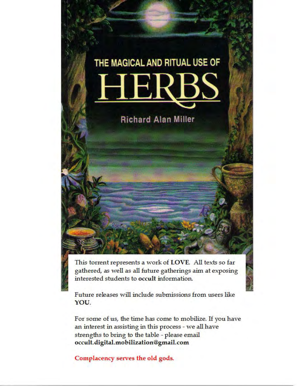 The Magical and Ritual Use of Herbs cover