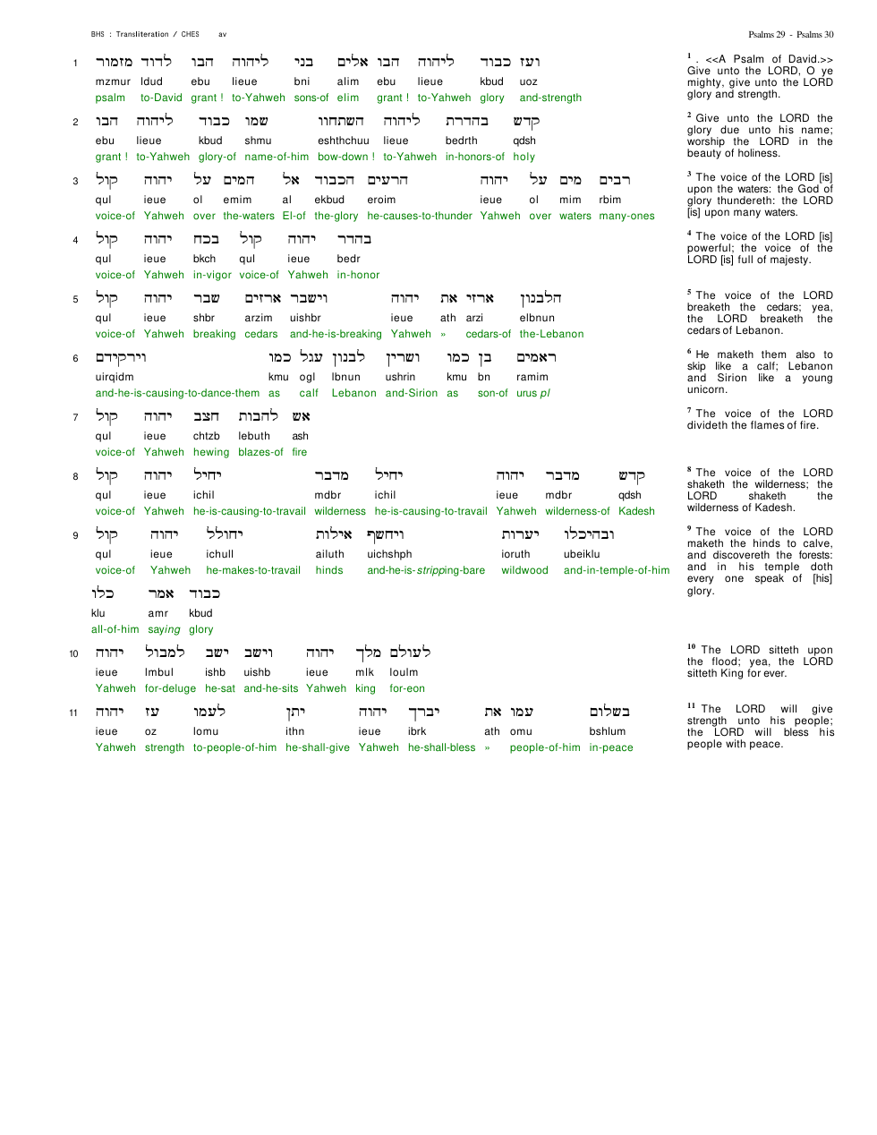 19029-The Book Of Psalms Chapter-029 cover