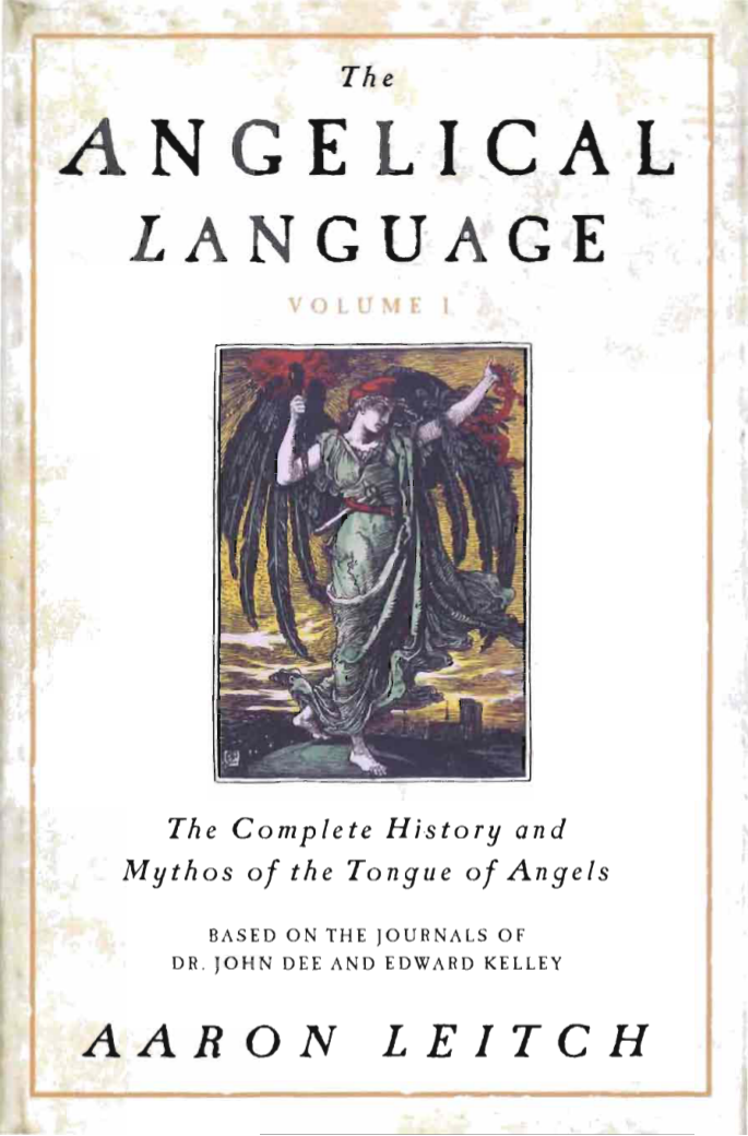 Aaron Leitch - The Angelical Language Vol.1 cover