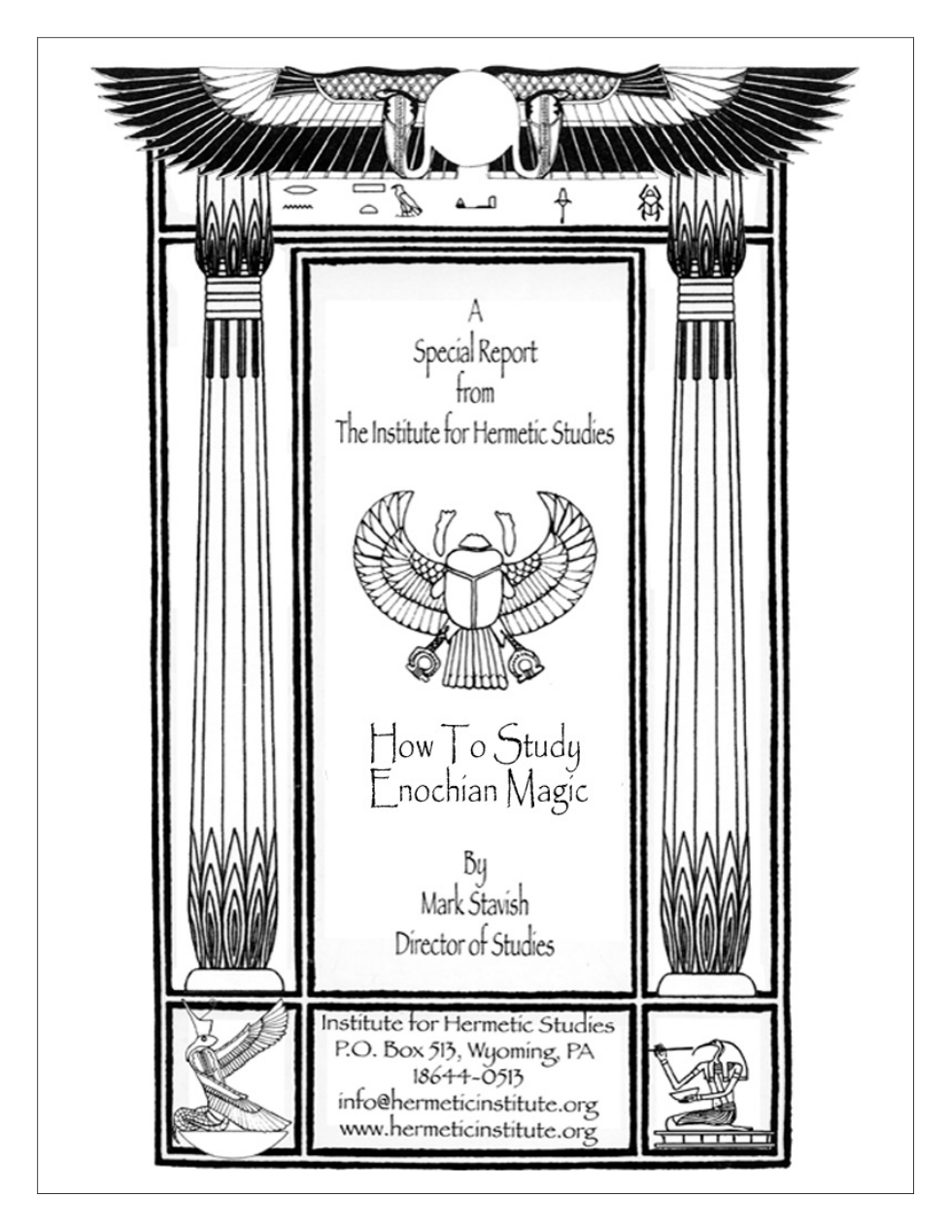 Mark Stavish - How to Study Enochian Magic cover