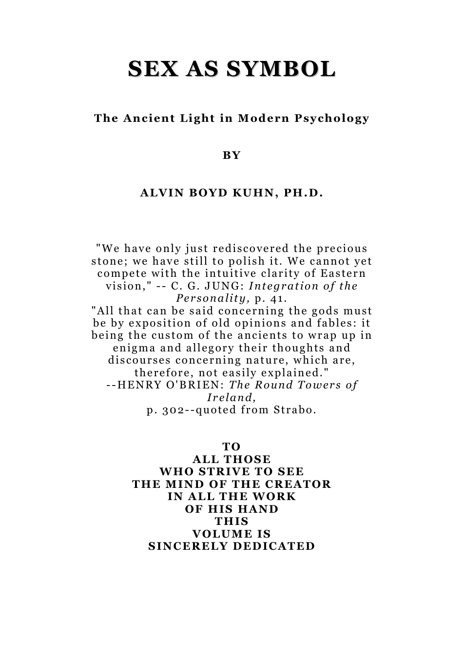 Sex As Symbol - A Boyd Kuhn cover