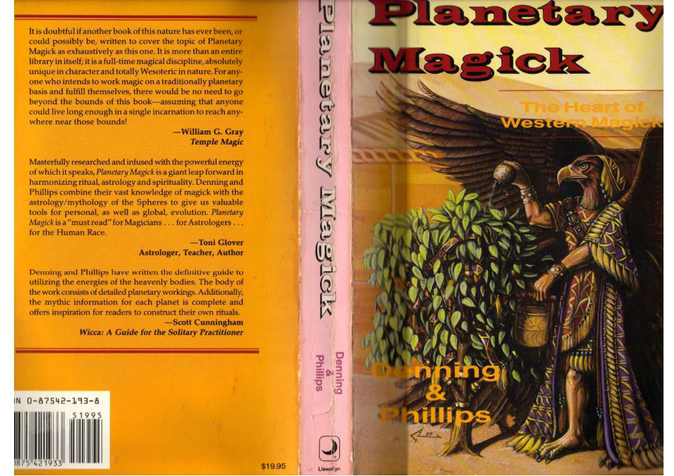 Denning and Philips - Planetary Magick cover