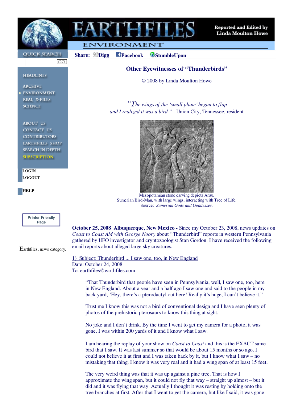 10 25 2008 Other Eyewitnesses of Thunderbirds cover