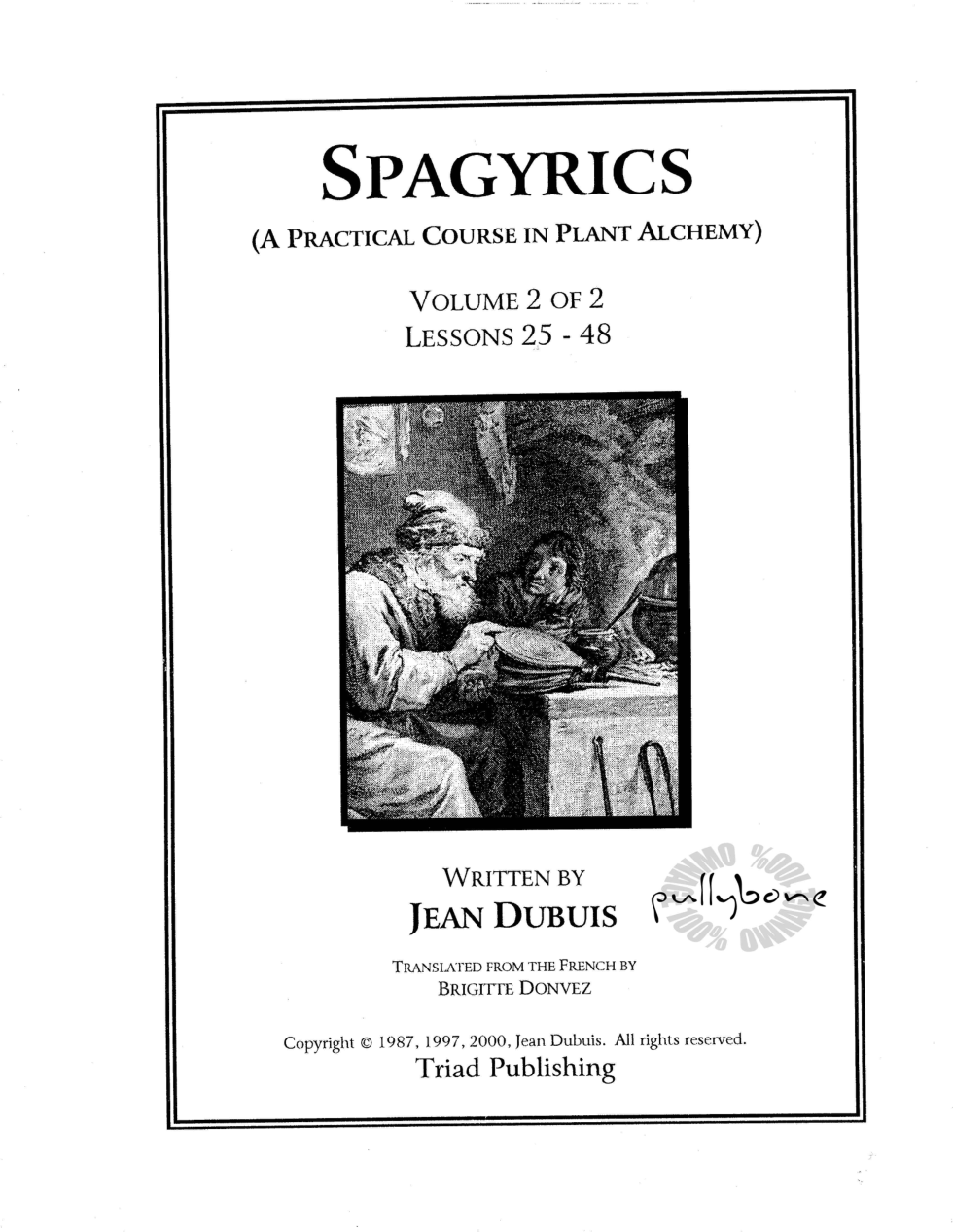 Spagyrics Vol 2 cover
