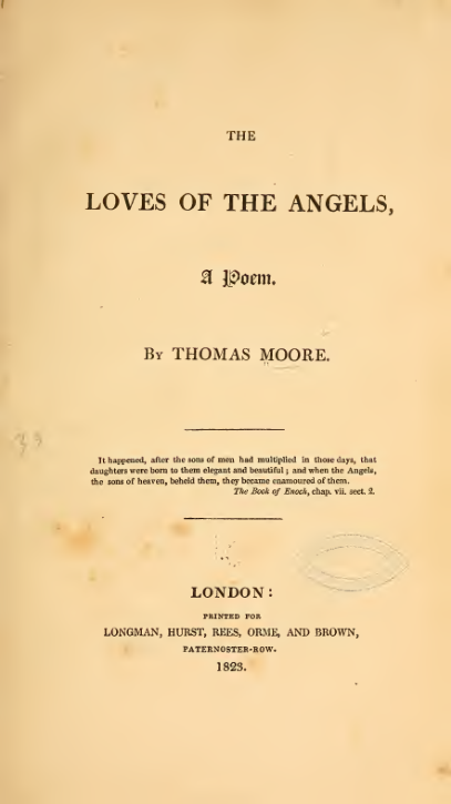 The Loves of the Angels cover