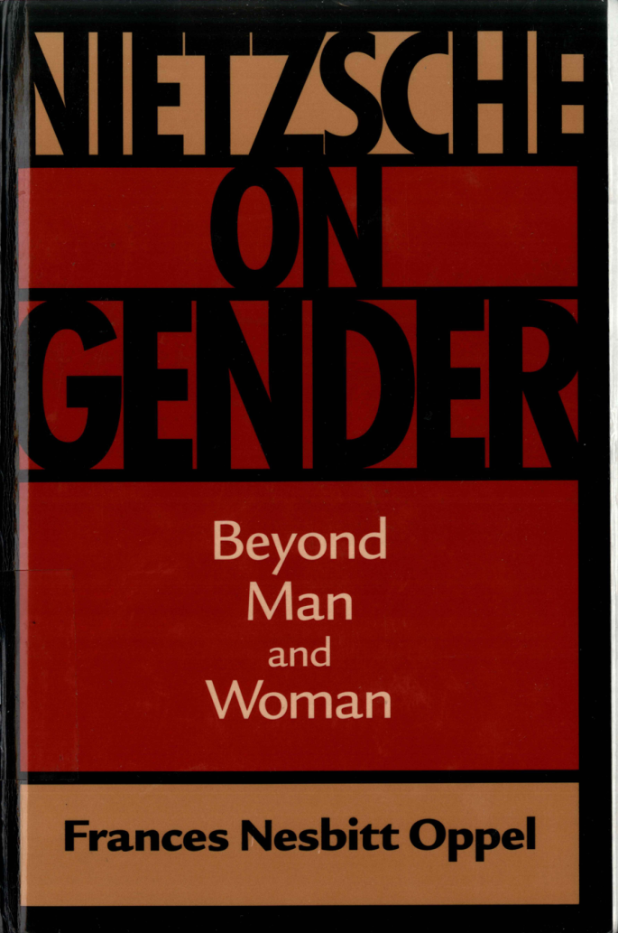 Oppel - Nietzsche On Gender cover