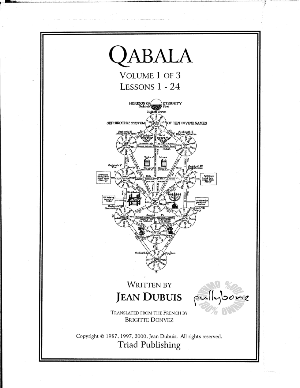 Qabala Vol 1 cover
