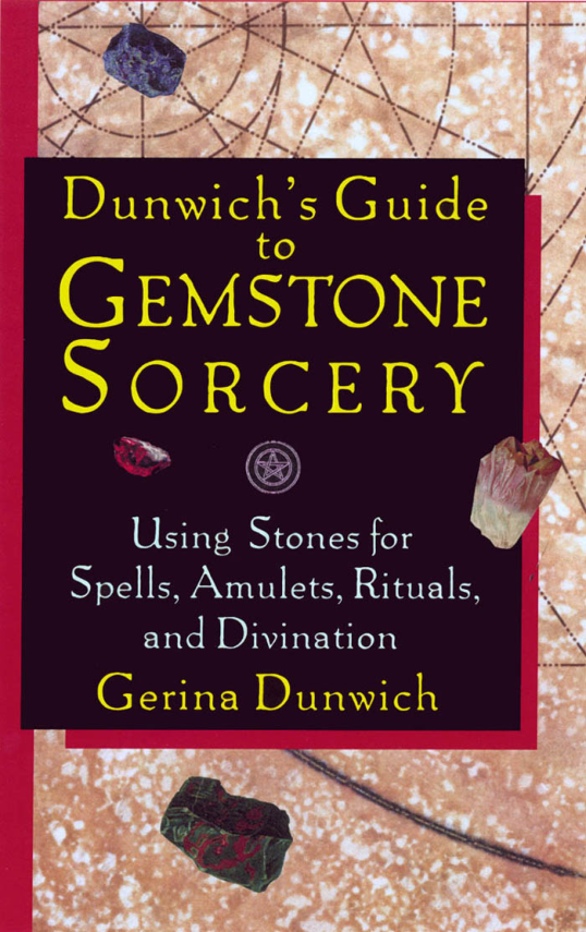 Gerina Dunwich - Dunwich's Guide to Gemstone Sorcery cover