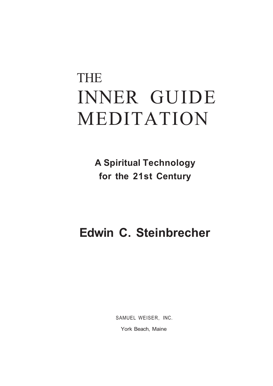 Steinbrecher - Inner Guide Meditation cover