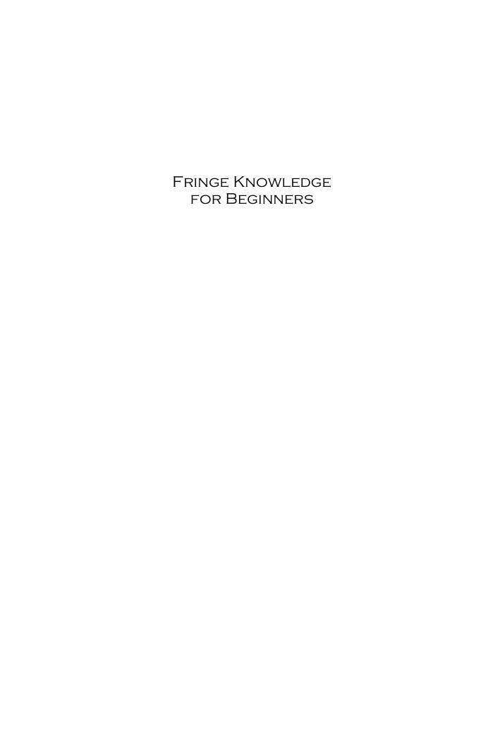 Montalk - Fringe Knowledge for Beginners cover