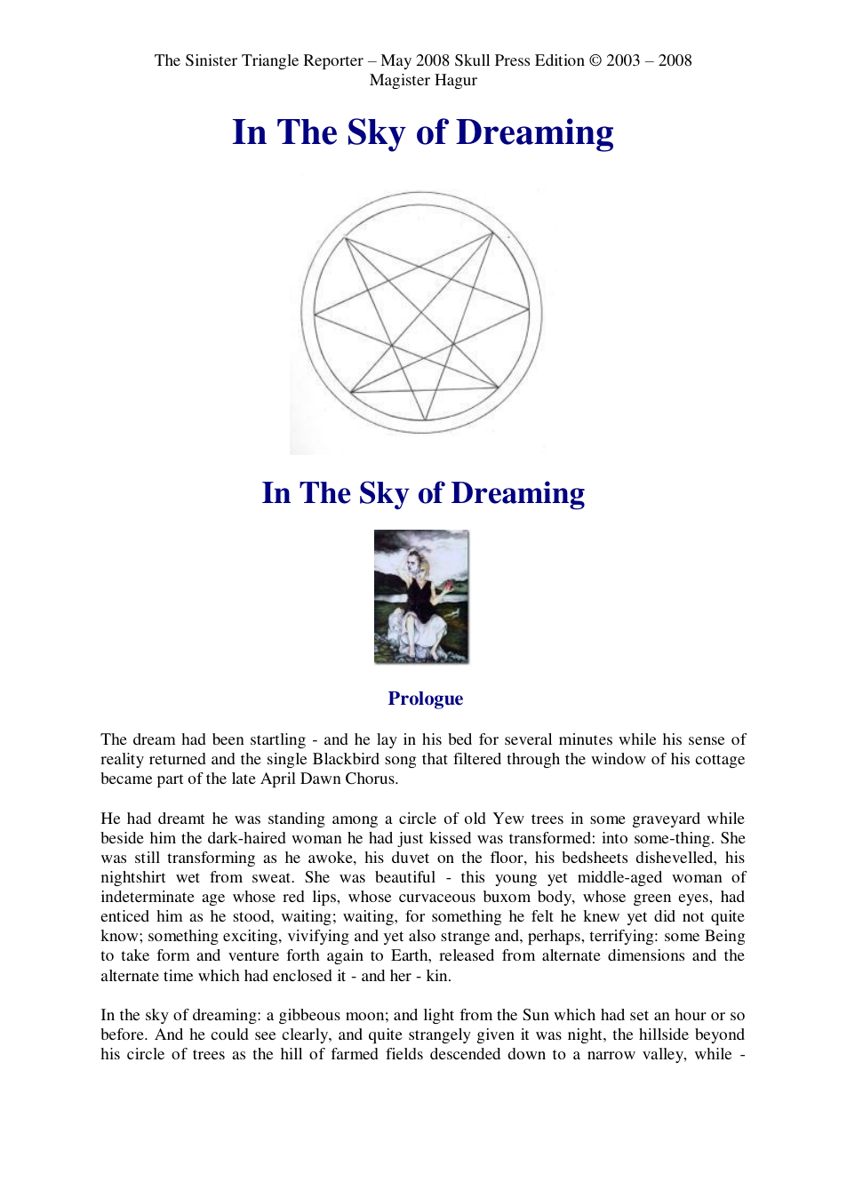 Hagur - In The Sky of Dreaming cover
