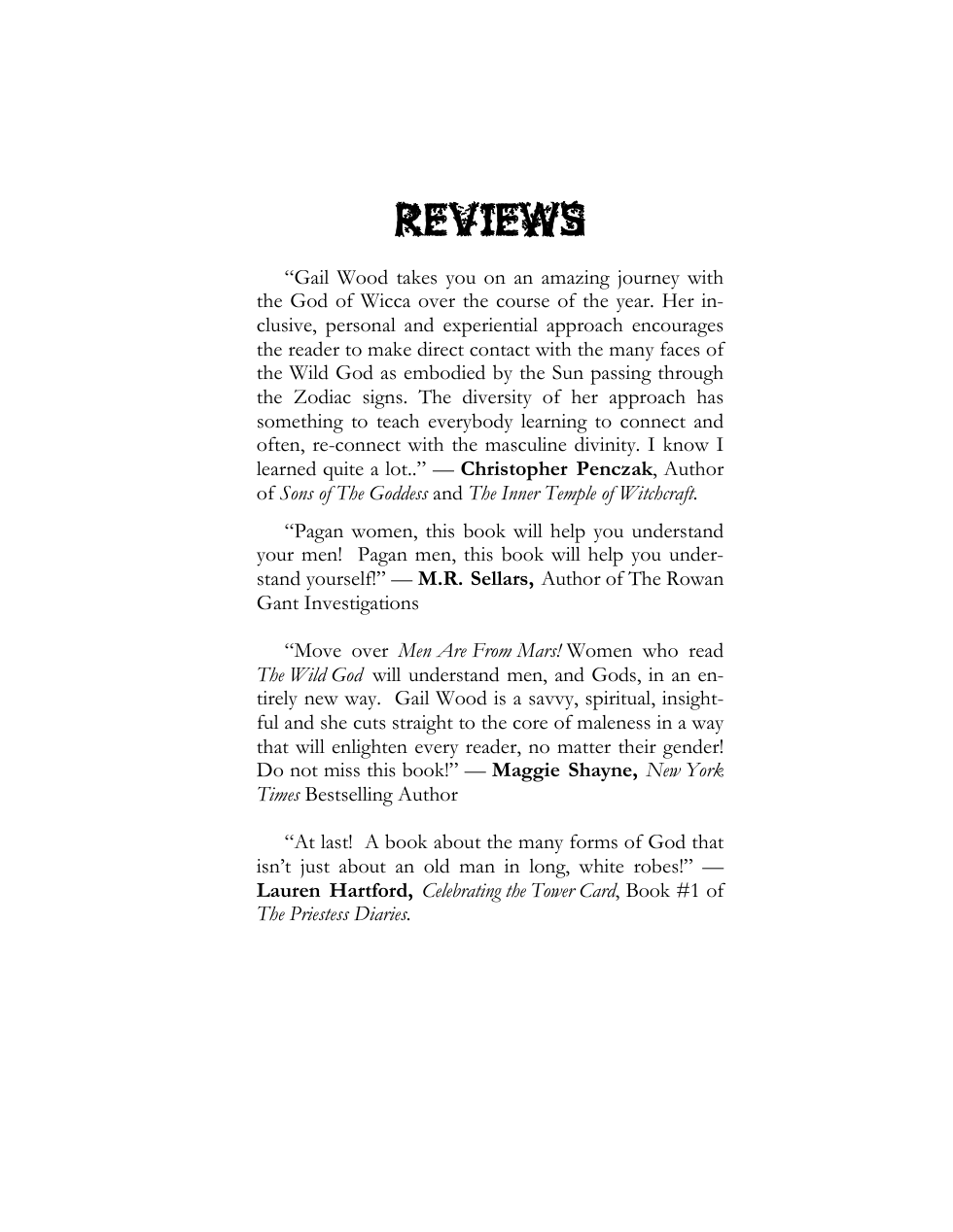 TheWildGodByGailWood cover